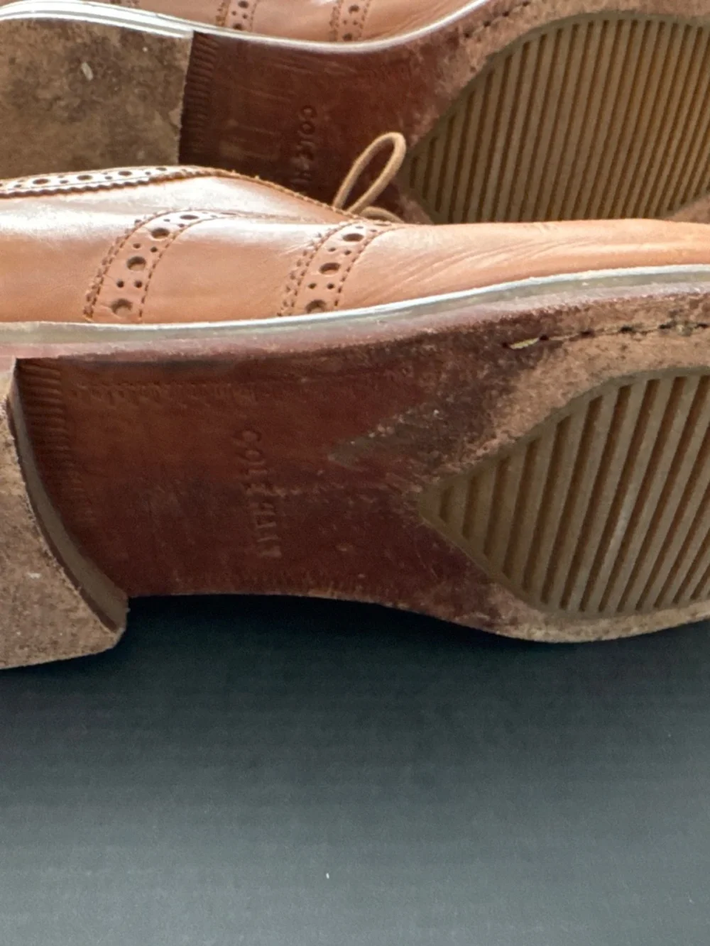 Men’s Cole Haan Brown Leather Dress Shoes 10.5